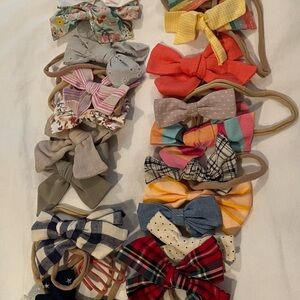 Colorful Bow Headbands Set for Babies